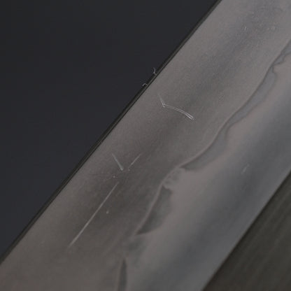 Hitohira Togashi White #1 Sanbonsugi Mizu Honyaki Gyuto 240mm Taihei Makassar Ebony Handle (#125/ Saya)