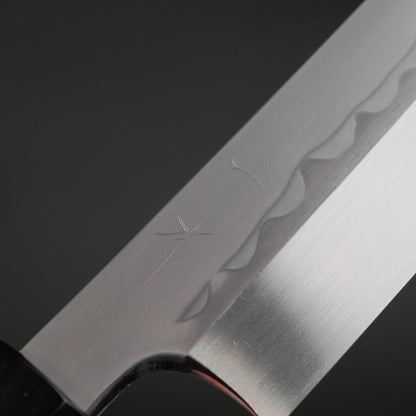 Hitohira Togashi White #1 Sanbonsugi Mizu Honyaki Yanagi Sakimaru 300mm Kurokaki Persimmon Handle (Saya)