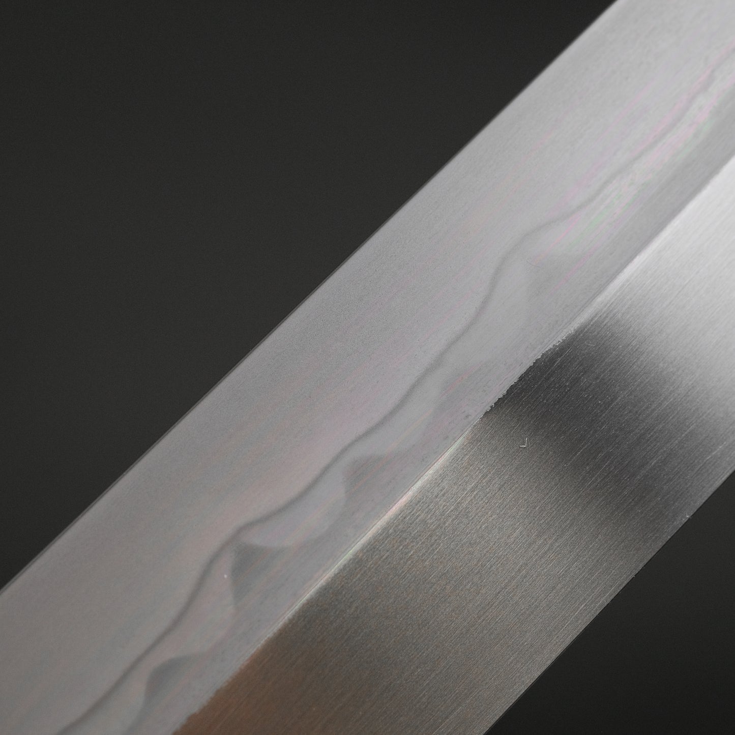 Hitohira Togashi White #1 Sanbonsugi Mizu Honyaki Yanagi Sakimaru 300mm Kurokaki Persimmon Handle (Saya)