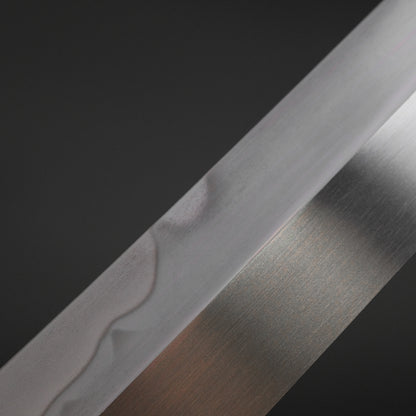 Hitohira Togashi White #1 Sanbonsugi Mizu Honyaki Yanagi Sakimaru 300mm Kurokaki Persimmon Handle (Saya)
