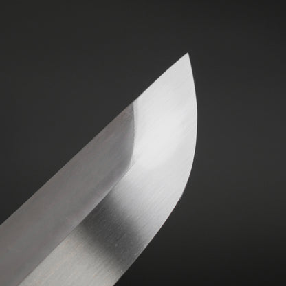 Hitohira Togashi White #1 Sanbonsugi Mizu Honyaki Yanagi Sakimaru 300mm Kurokaki Persimmon Handle (Saya)