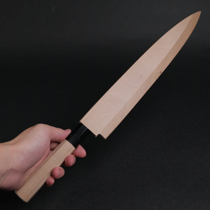 Hitohira Togashi White #1 Tachi Yanagiba 240mm Ho Wood Handle (Saya)