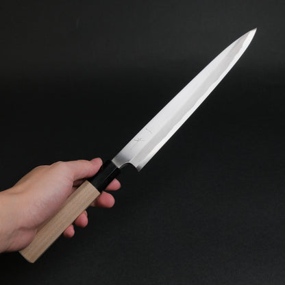 Hitohira Togashi White #1 Tachi Yanagiba 240mm Ho Wood Handle (Saya)