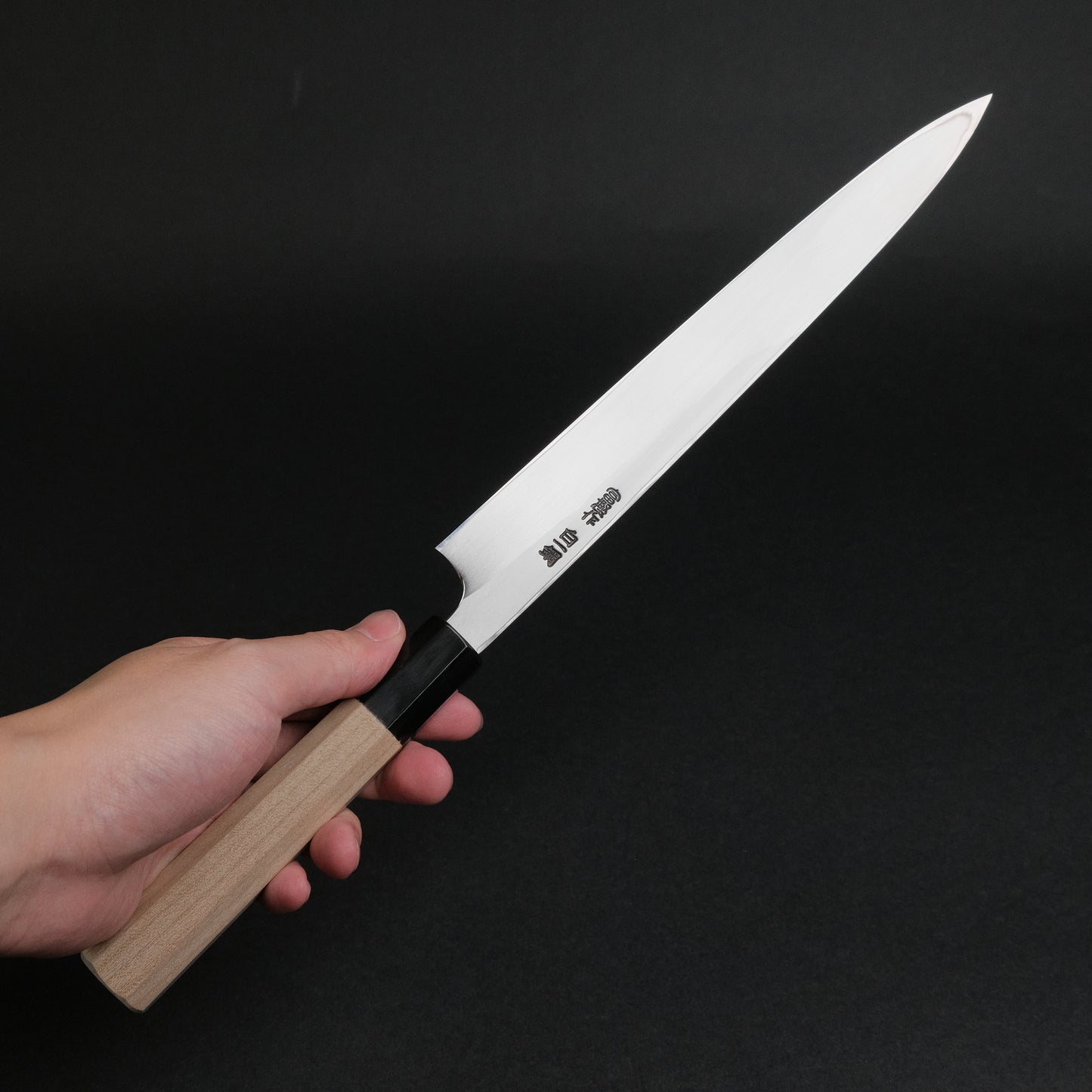 Hitohira Togashi White #1 Tachi Yanagiba 240mm Ho Wood Handle (Saya)
