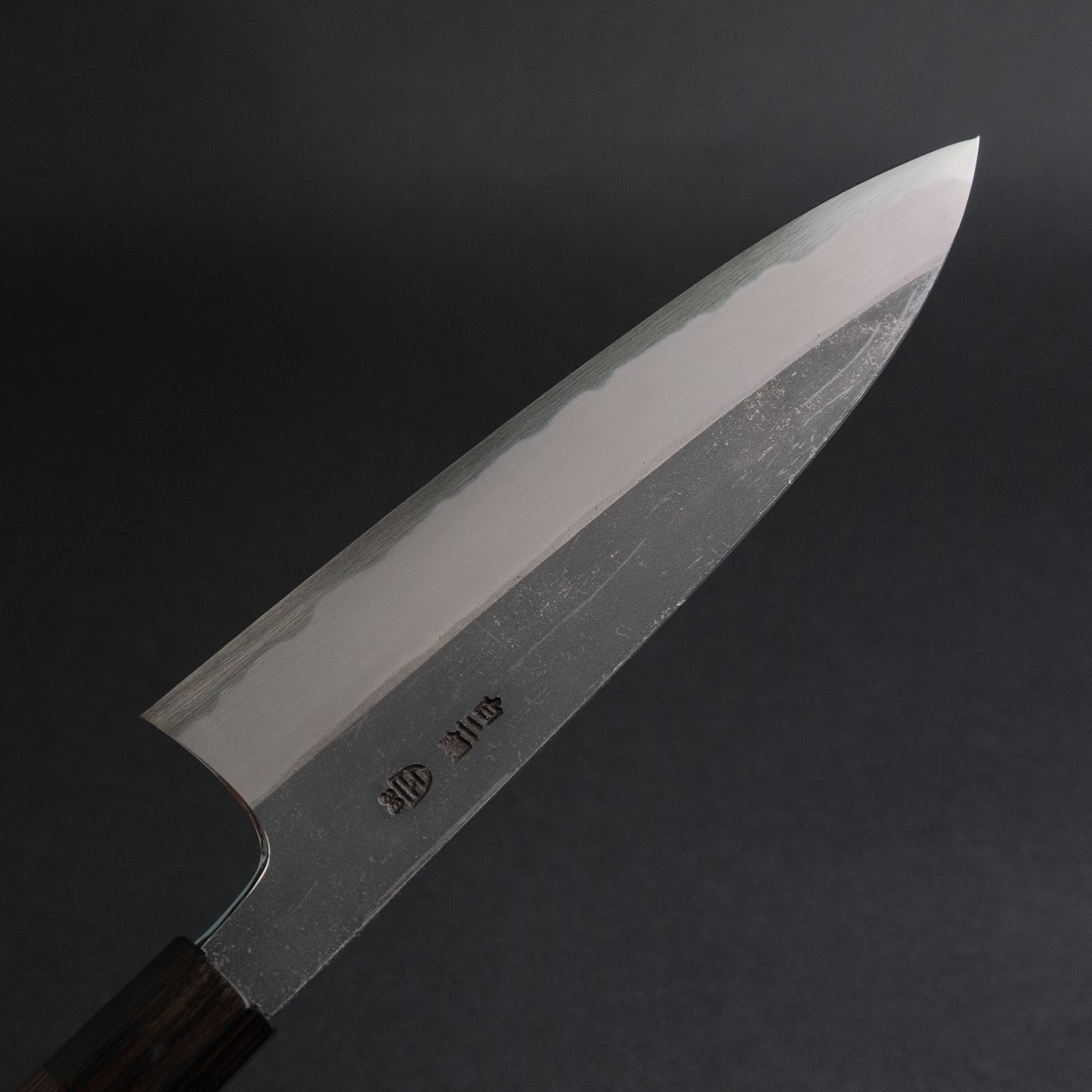 Hitohira Togashi White #2 Kurouchi Gyuto 210mm Tagayasan Handle
