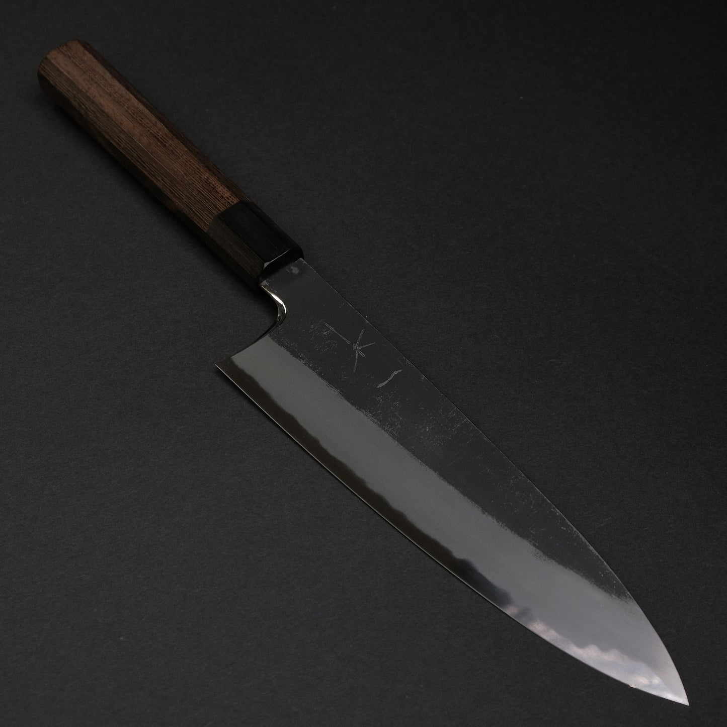 Hitohira Togashi White #2 Kurouchi Gyuto 210mm Tagayasan Handle