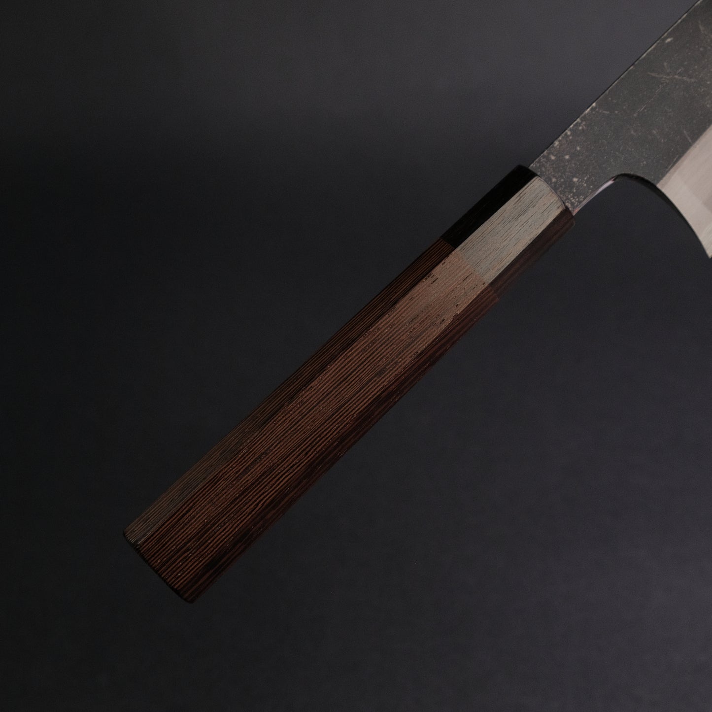 Hitohira Togashi White #2 Kurouchi Gyuto 210mm Tagayasan Handle