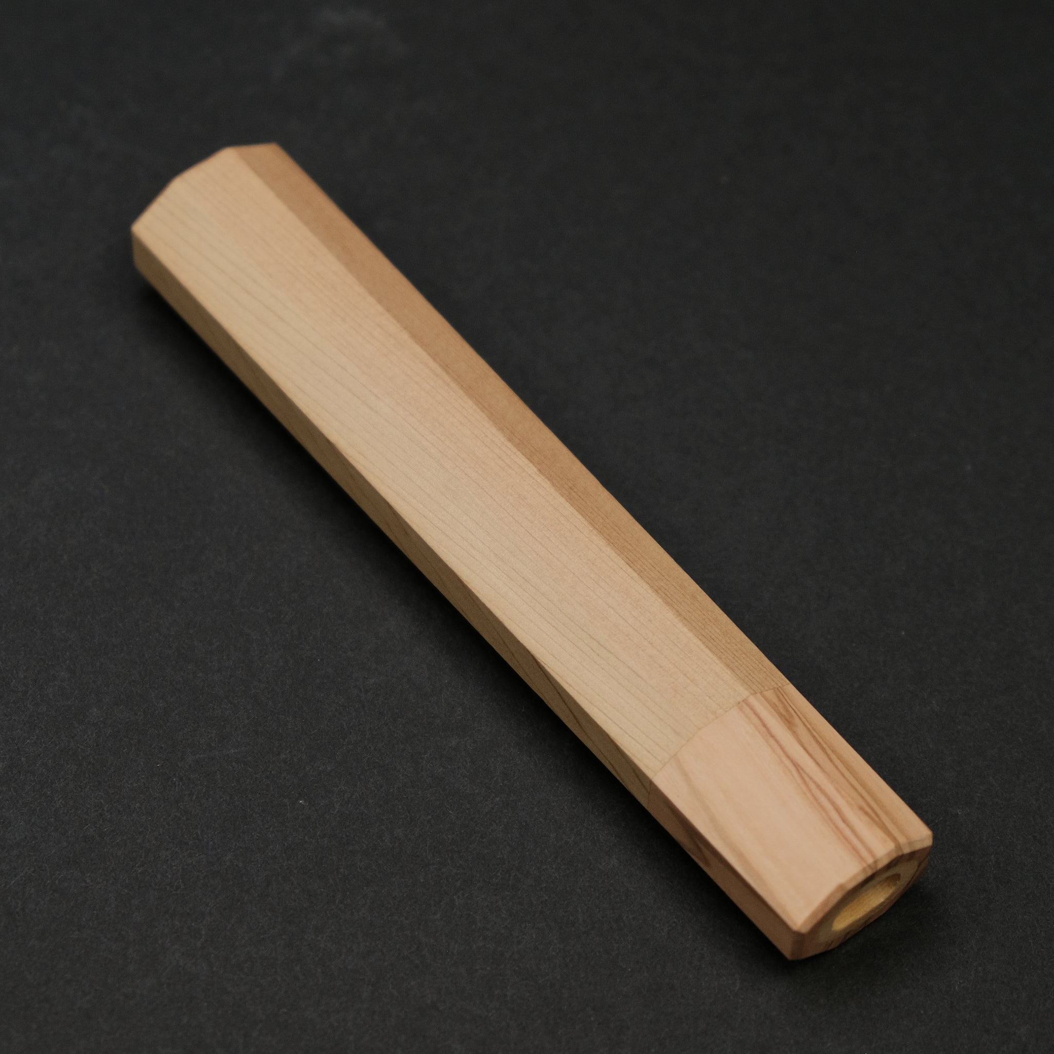 Hitohira WB Two-Tone Handle Aomori Hiba x Olive 140mm (Thin)