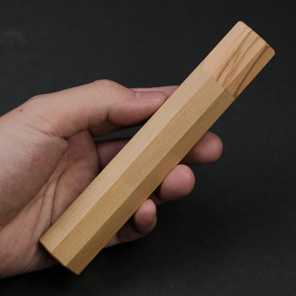Hitohira WB Two-Tone Handle Aomori Hiba x Olive 140mm (Thin)
