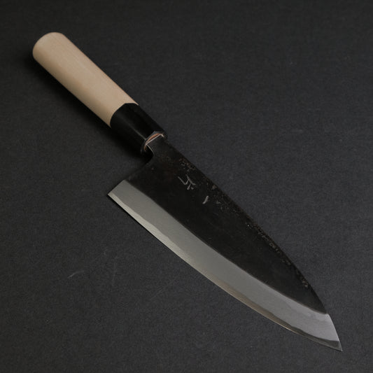 Hitohira White #2 Kurouchi Deba 165mm Ho Wood Handle