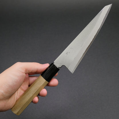 Hitohira White #2 Single-Bevel Honesuki Kaku 150mm Ho Wood Handle