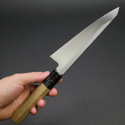 Hitohira White #2 Single-Bevel Honesuki Kaku 150mm Ho Wood Handle