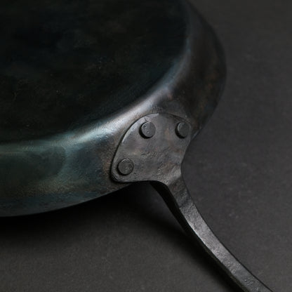 Kanatoko Hand Forged Iron Frying Pan 235mm Bottom Size (2.3mm/ Custom Ordered)