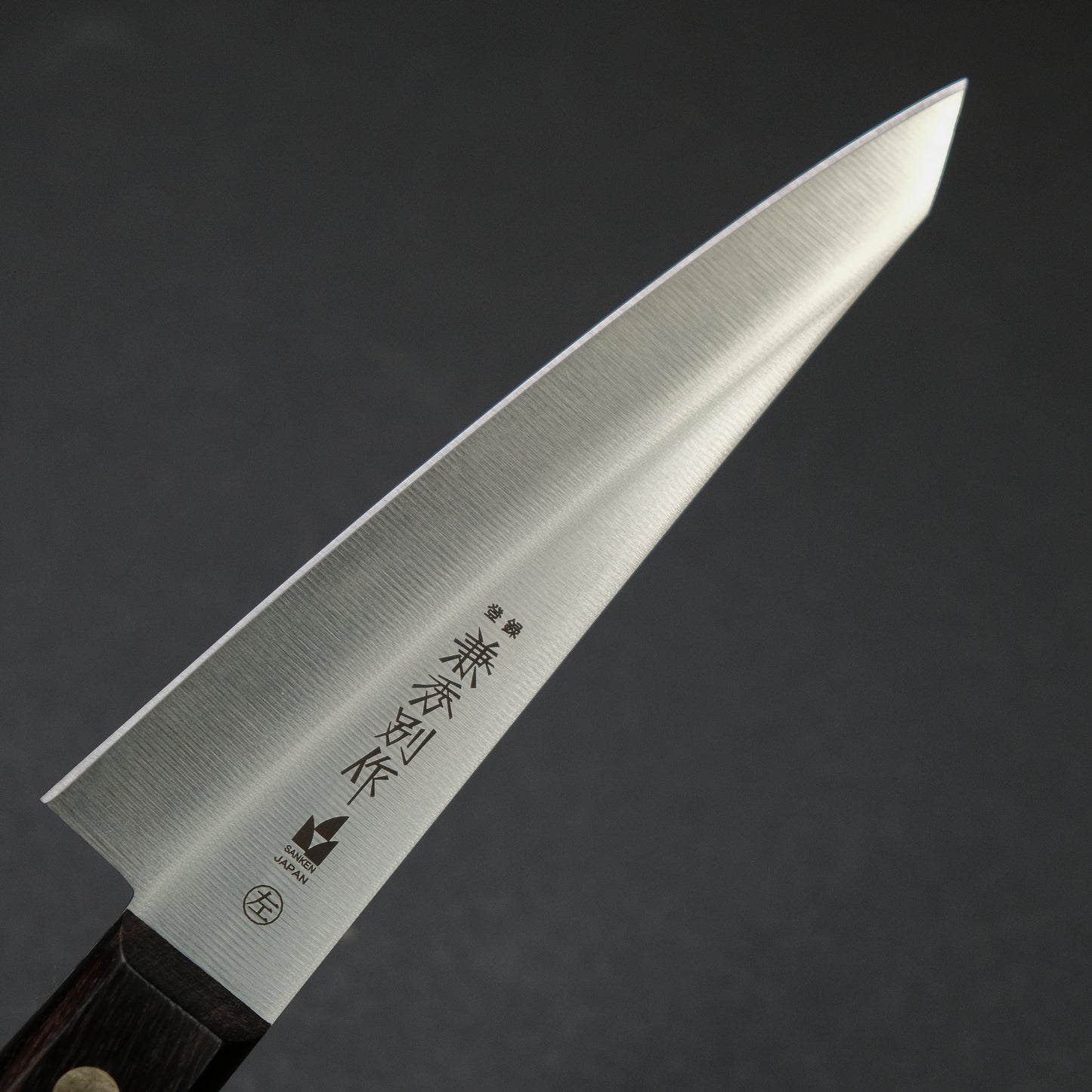 Kanehide Bessaku Left-Handed Honesuki Kaku 150mm Rosewood Handle