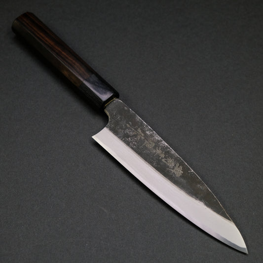 Kitaoka Blue #2 Kurouchi Funayuki 165mm Ebony Handle