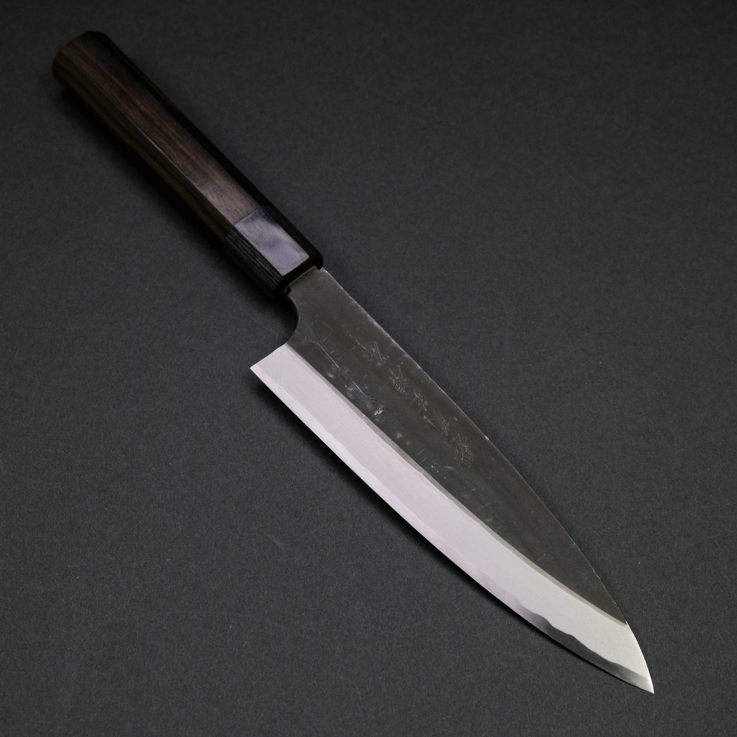 Kitaoka Blue #2 Kurouchi Funayuki 180mm Ebony Handle