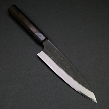 Kitaoka Blue #2 Kurouchi Funayuki 180mm Ebony Handle