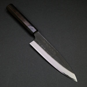 Kitaoka Blue #2 Kurouchi Funayuki 180mm Ebony Handle