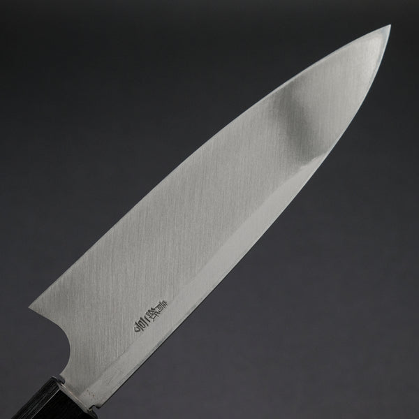 Kitaoka Blue #2 Migaki Funayuki 180mm Ebony Handle
