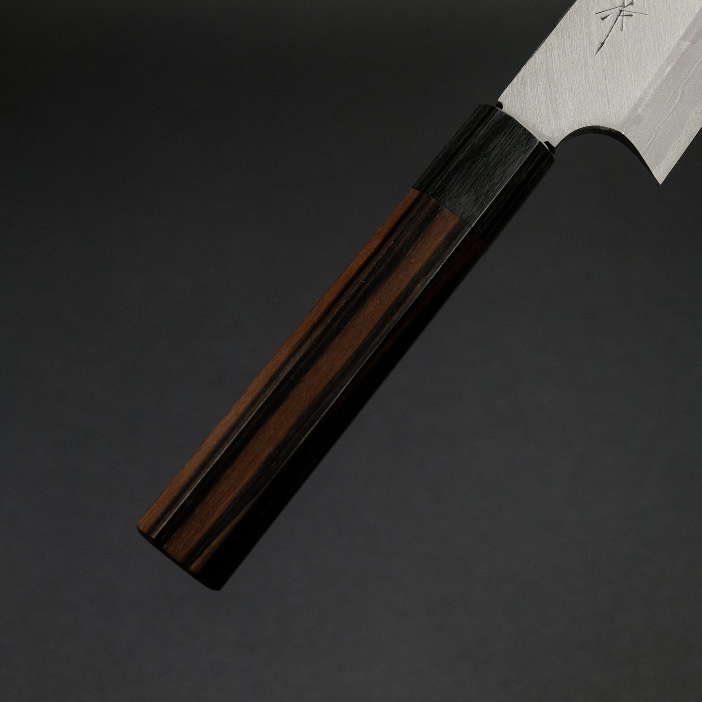 Kitaoka Blue #2 Migaki Funayuki 180mm Ebony Handle