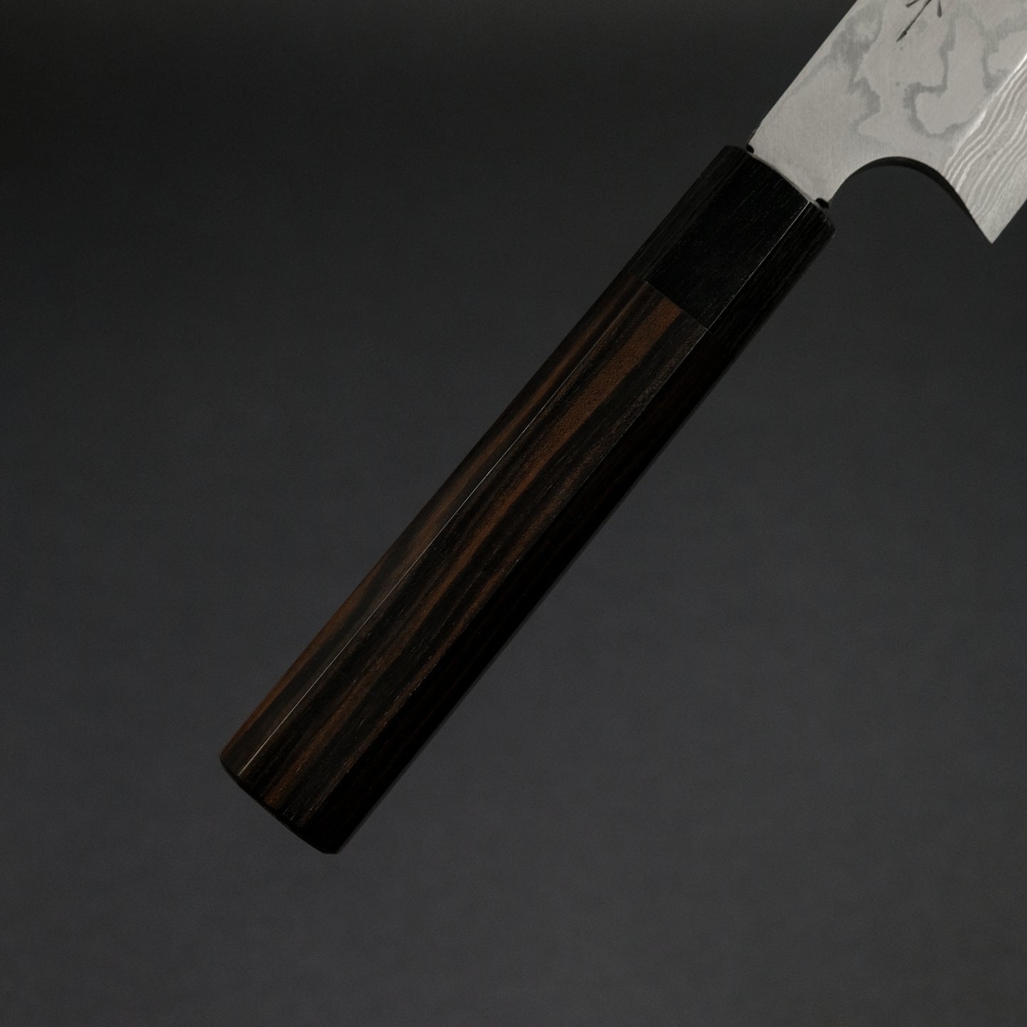 Kitaoka Blue #2 Suminagashi Funayuki 180mm Ebony Handle