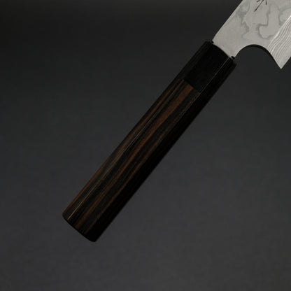 Kitaoka Blue #2 Suminagashi Funayuki 180mm Ebony Handle