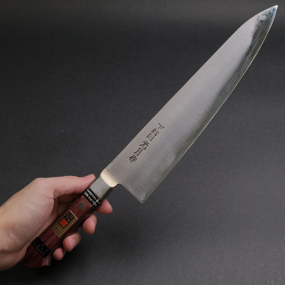 Kogetsu White #1 Gyuto 240mm Wine Pakka Handle