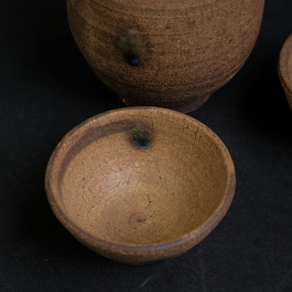 Shinohara Sake Set with Kiri Box (Kiseto)