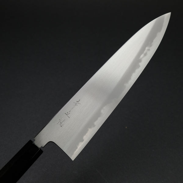 Konosuke FM White #1 Gyuto 240mm Ebony Black Horn Handle