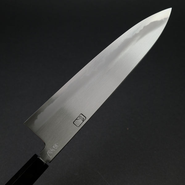 Konosuke FM White #1 Gyuto 240mm Ebony Black Horn Handle