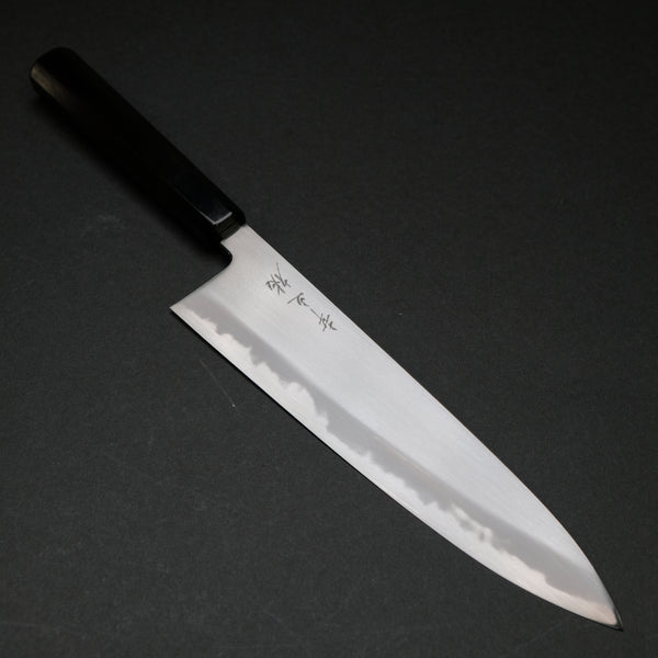 Konosuke FM White #1 Gyuto 240mm Ebony Black Horn Handle