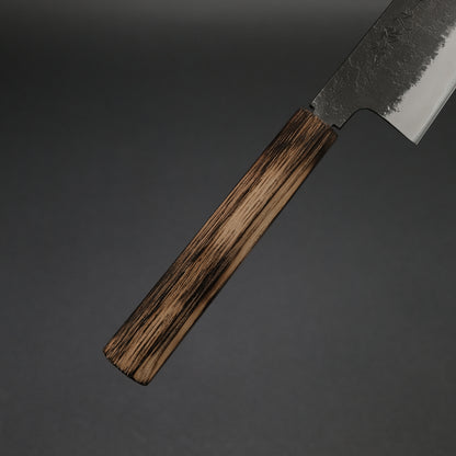 Konosuke MB White #2 Nashiji Kurouchi Gyuto 210mm Khii Chestnut Handle