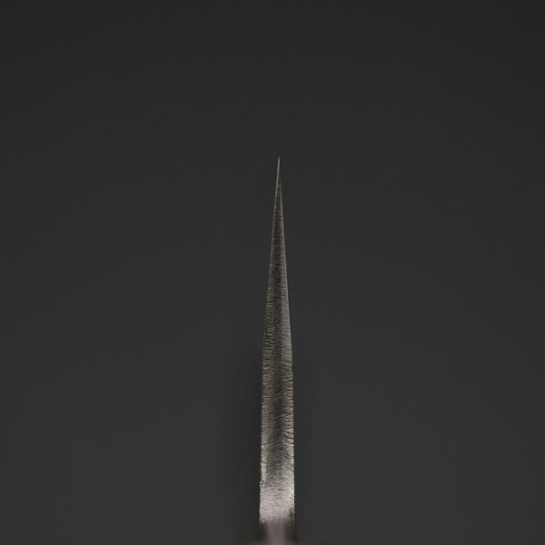 Konosuke MB White #2 Nashiji Kurouchi Gyuto 210mm Khii Chestnut Handle