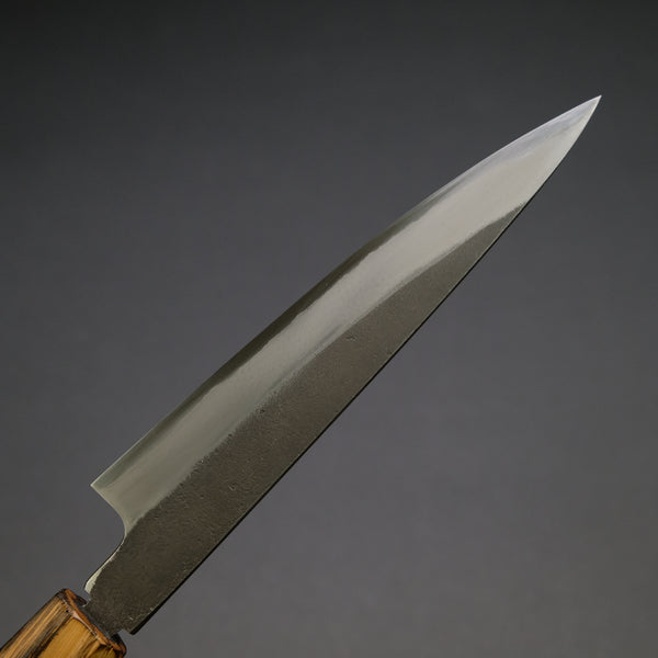 Konosuke MB White #2 Nashiji Kurouchi Petty 150mm Khii Chestnut Handle