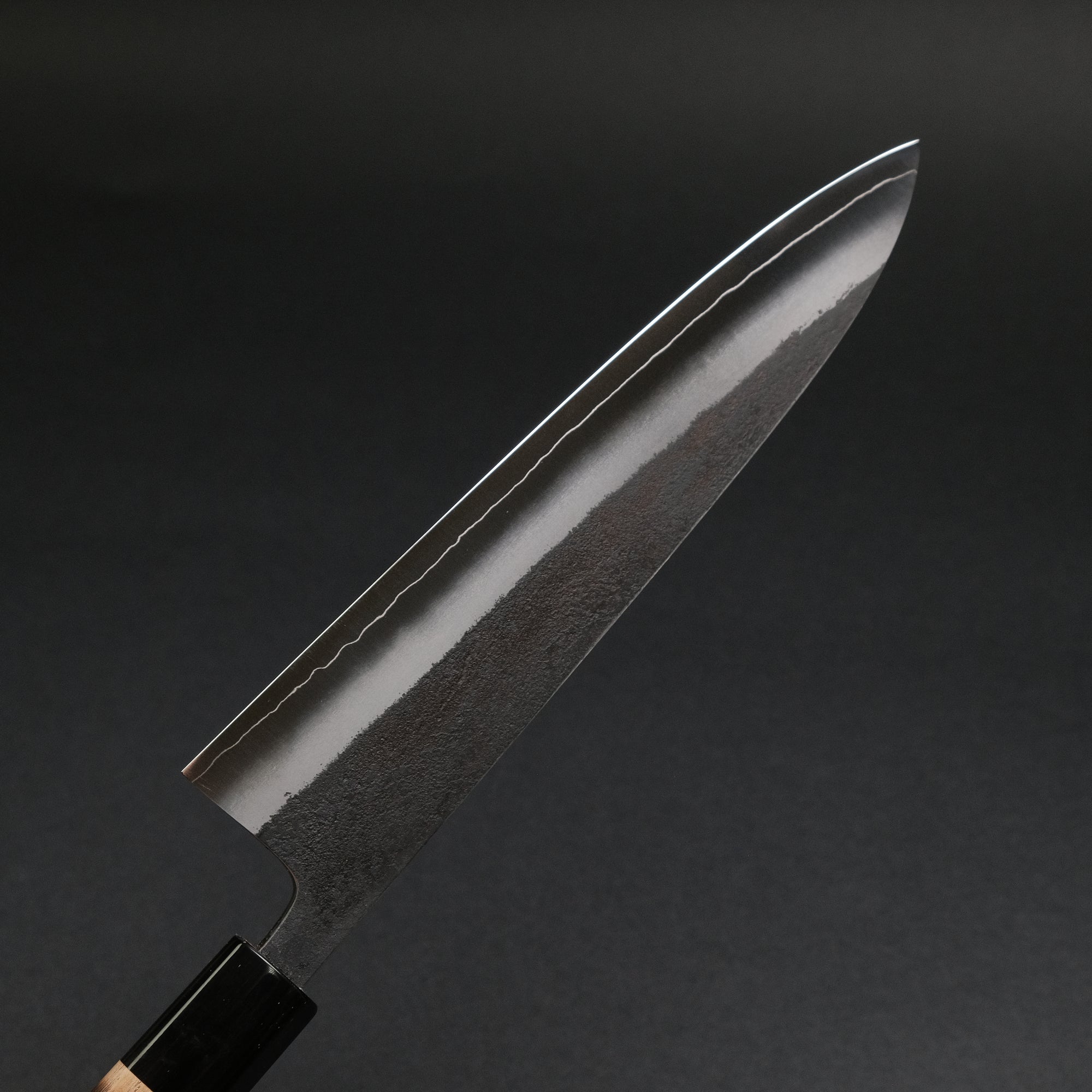 Konosuke Madei Sumiiro SLD Gyuto 210mm Burnt Chestnut Handle