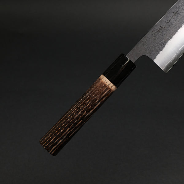 Konosuke Madei Sumiiro SLD Gyuto 210mm Burnt Chestnut Handle