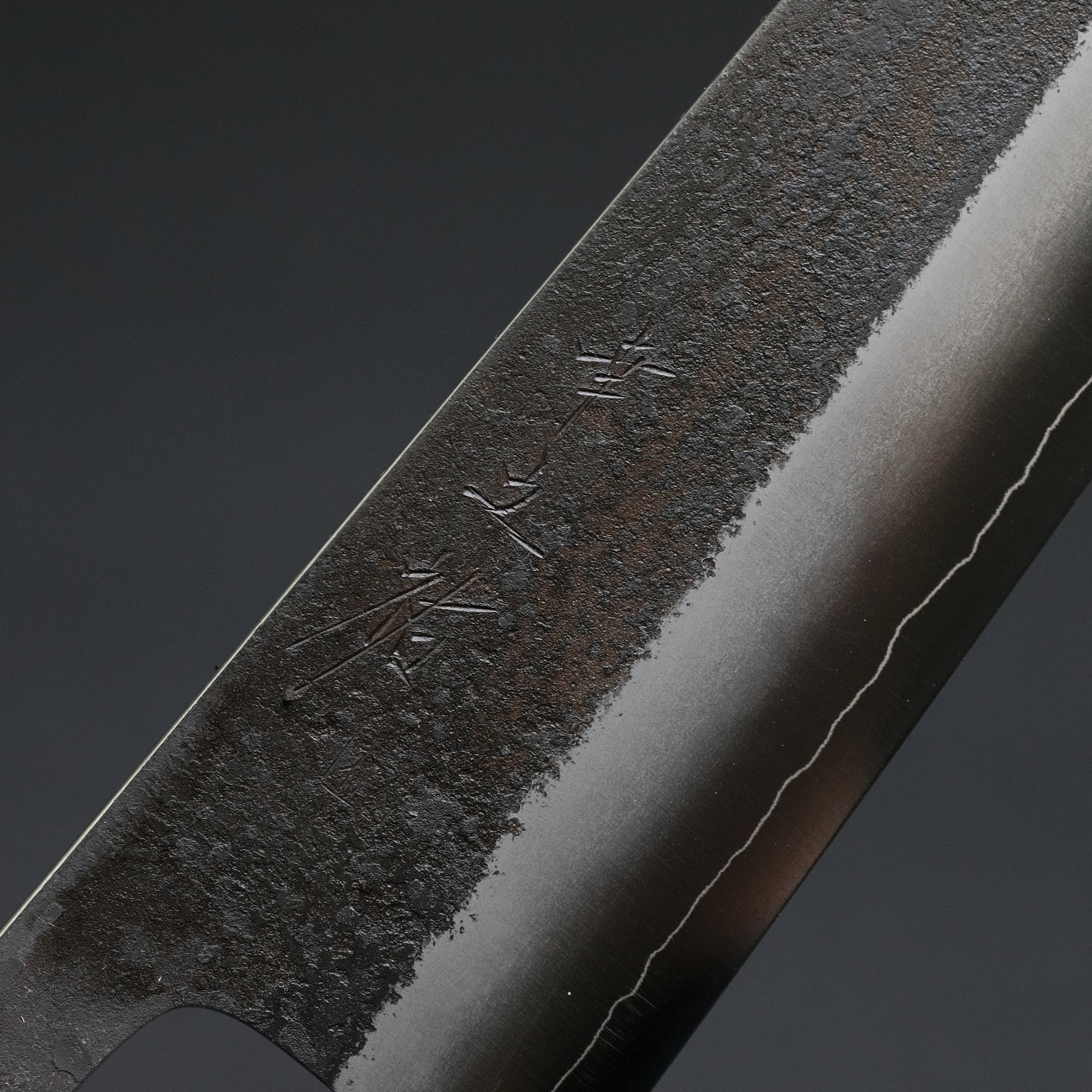 Konosuke Madei Sumiiro SLD Gyuto 210mm Burnt Chestnut Handle