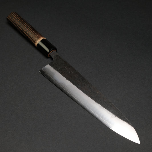 Konosuke Madei Sumiiro SLD Gyuto 210mm Burnt Chestnut Handle