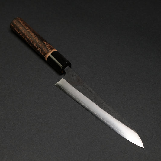 Konosuke Madei Sumiiro SLD Petty 150mm Burnt Chestnut Handle