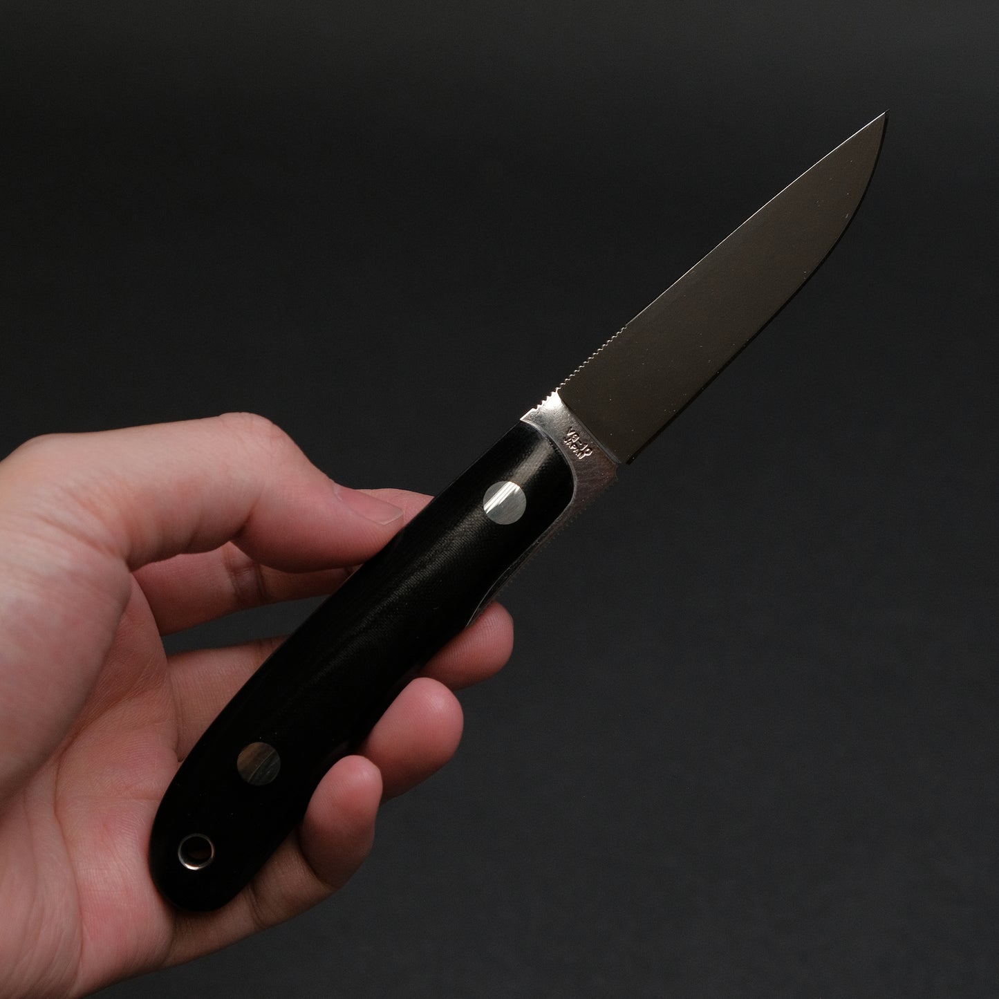 MOKI Banff Fixed Blade Linen Micarta Handle (Medium)