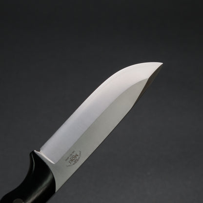 MOKI Berg Fixed Blade Linen Micarta Handle