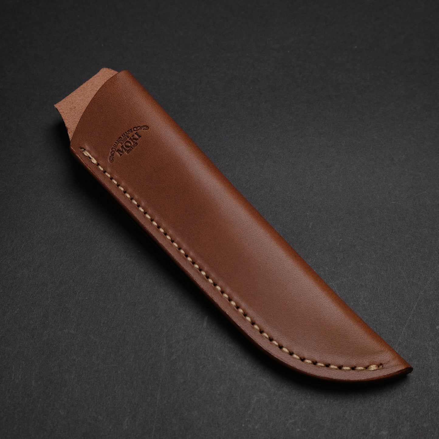 MOKI Berg Fixed Blade Linen Micarta Handle