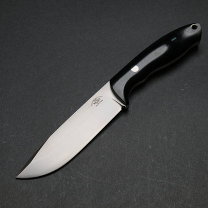 MOKI Berg Fixed Blade Linen Micarta Handle
