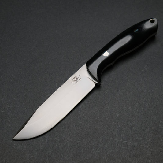 MOKI Berg Fixed Blade Linen Micarta Handle