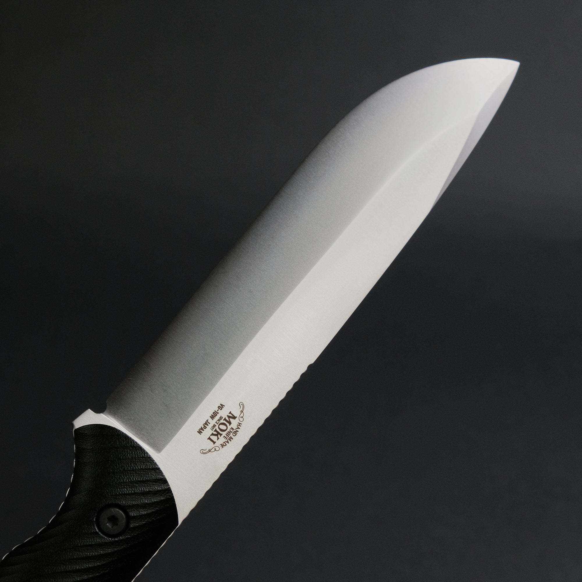 MOKI Berg Robson Ruggedman Fixed Blade Linen Micarta Handle