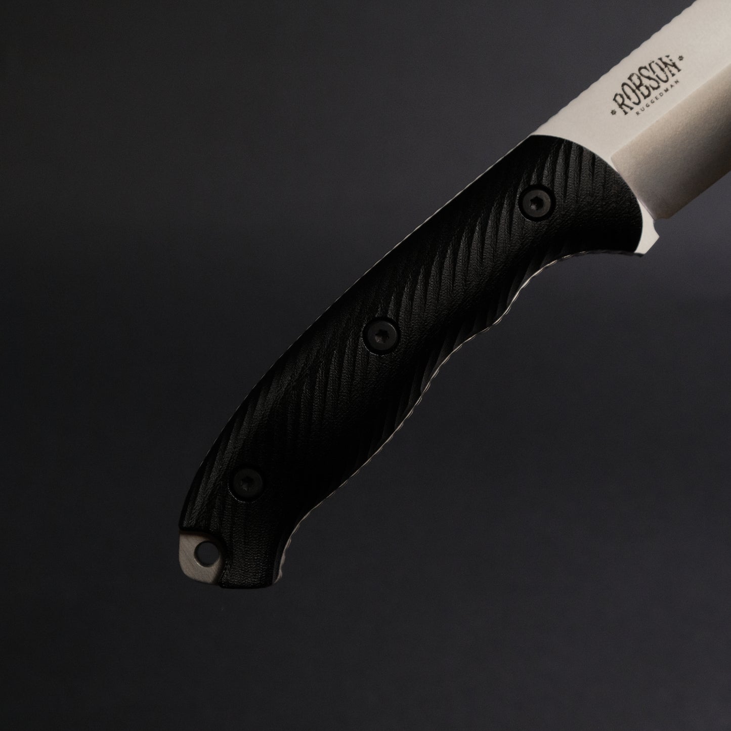 MOKI Berg Robson Ruggedman Fixed Blade Linen Micarta Handle