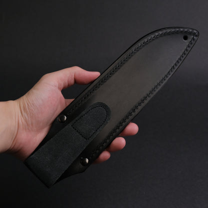 MOKI Berg Robson Ruggedman Fixed Blade Linen Micarta Handle