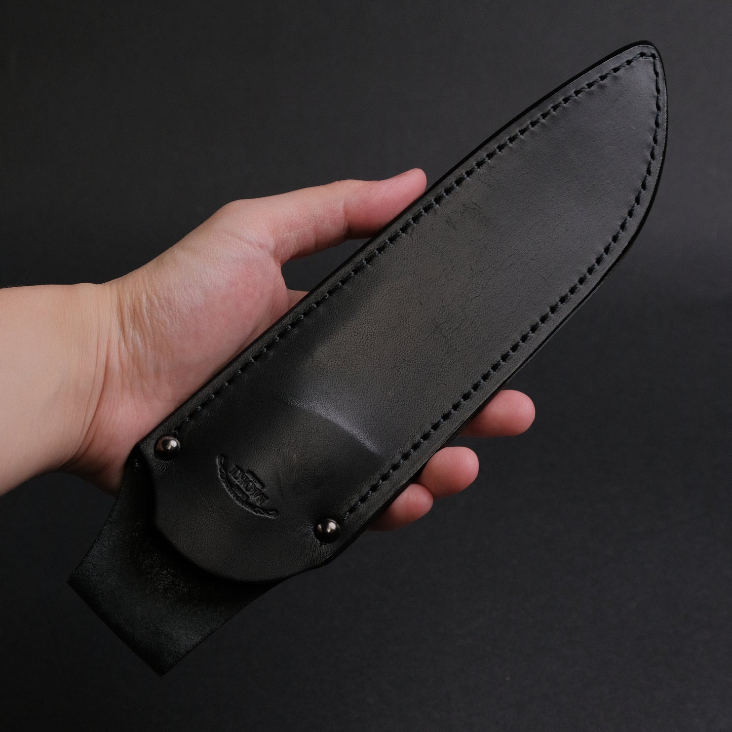 MOKI Berg Robson Ruggedman Fixed Blade Linen Micarta Handle