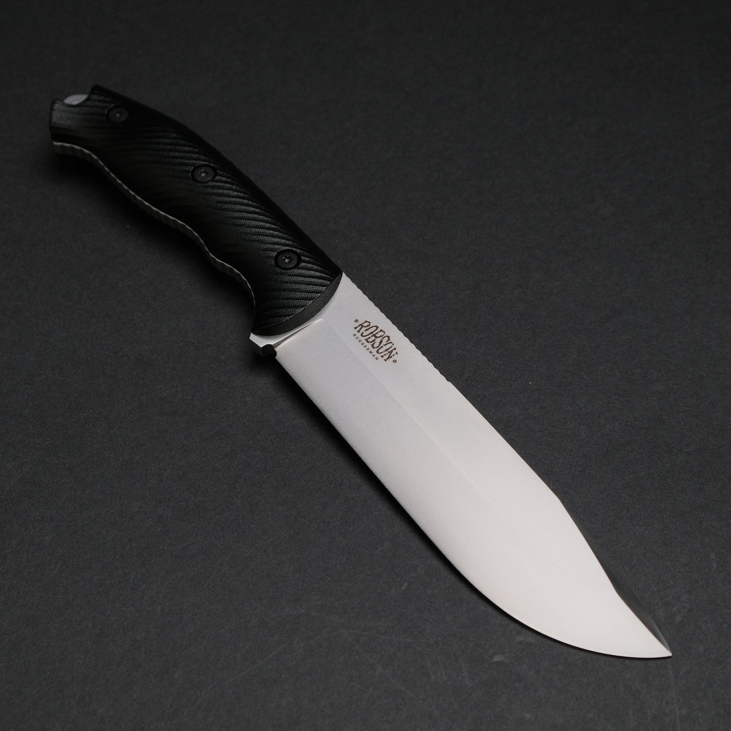 MOKI Berg Robson Ruggedman Fixed Blade Linen Micarta Handle