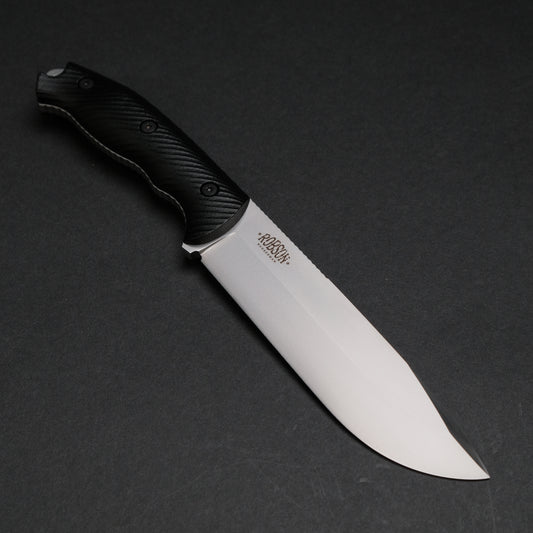 MOKI Berg Robson Ruggedman Fixed Blade Linen Micarta Handle